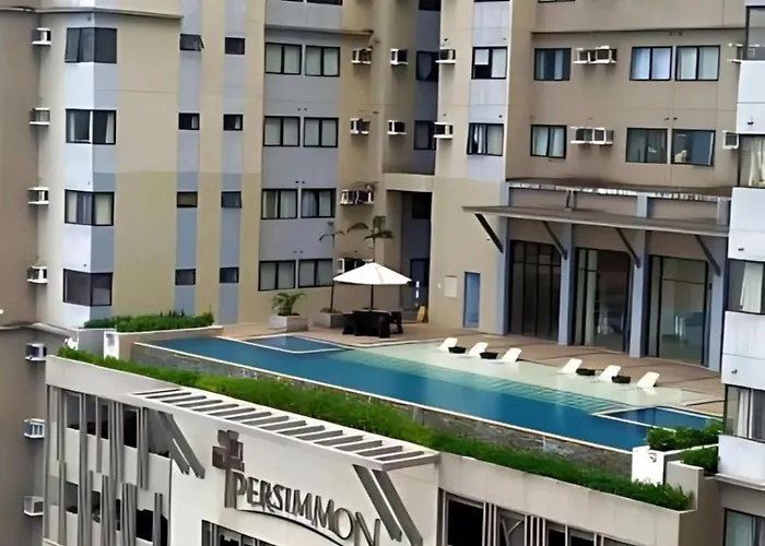 Walk To Sm - Ayala, The Persimmon With Pool Aparthotel
